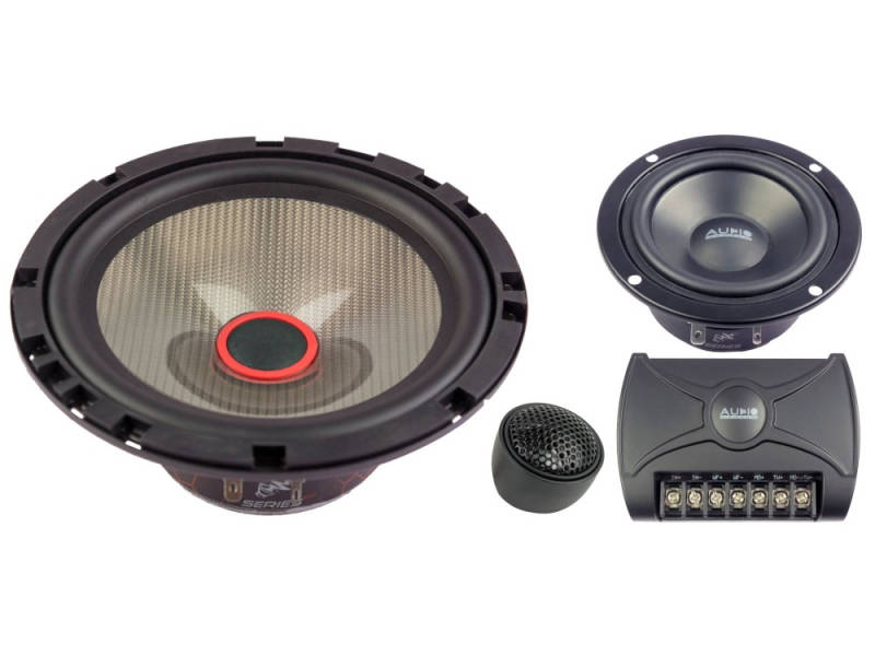 Audio System CARBON 165/3 háromutas komponens hangszóró rendszer 16 cm-es 3 utas elsőszett 0